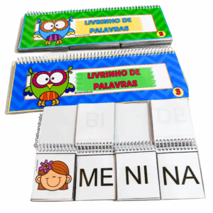 livrinho para formar palavras