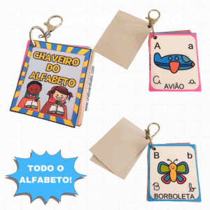 chaveiro do alfabeto