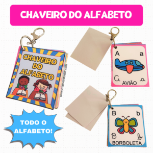 chaveiro do alfabeto