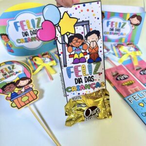 kit de lembrancinhas Dia das Crianças