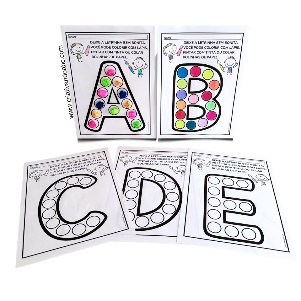 Alfabeto para Colorir