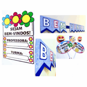 placa de porta para professora