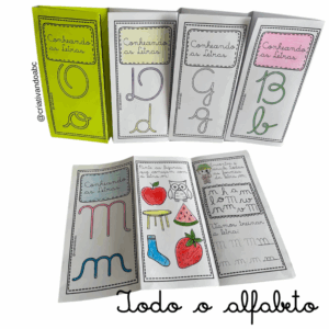 Alfabeto em letra cursiva