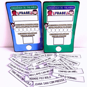 atividade de contar palavras em frases