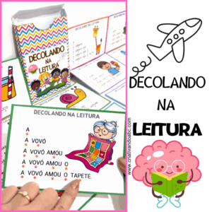 Fichas de leitura para fluência leitora - Decolando na Leitura