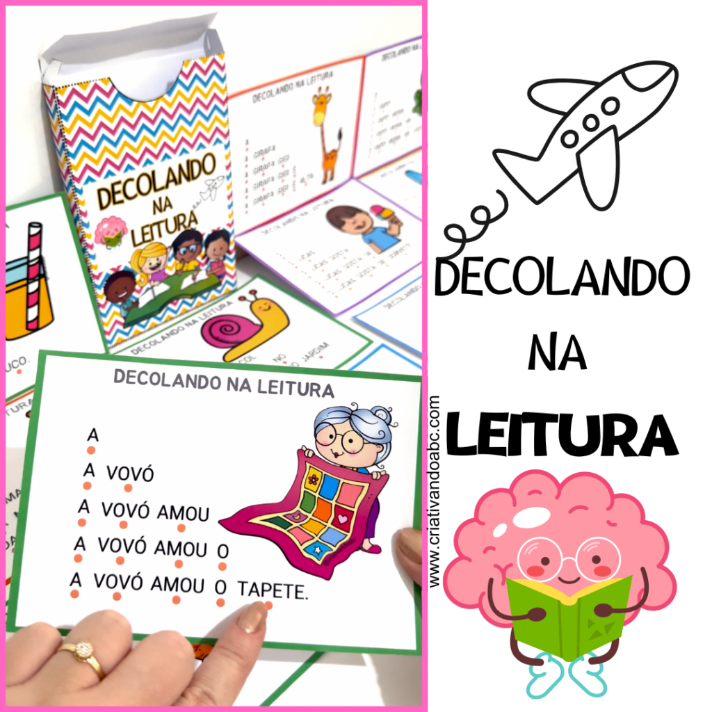 Fichas de leitura para fluência leitora - Decolando na Leitura