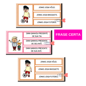 Frase Certa – Identifique a Frase Correspondente