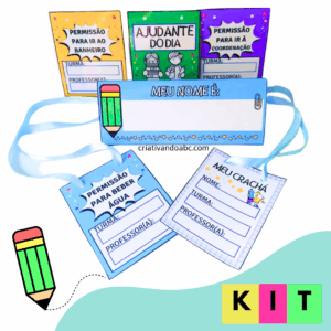 Crachá de mesa e Crachá de permissão