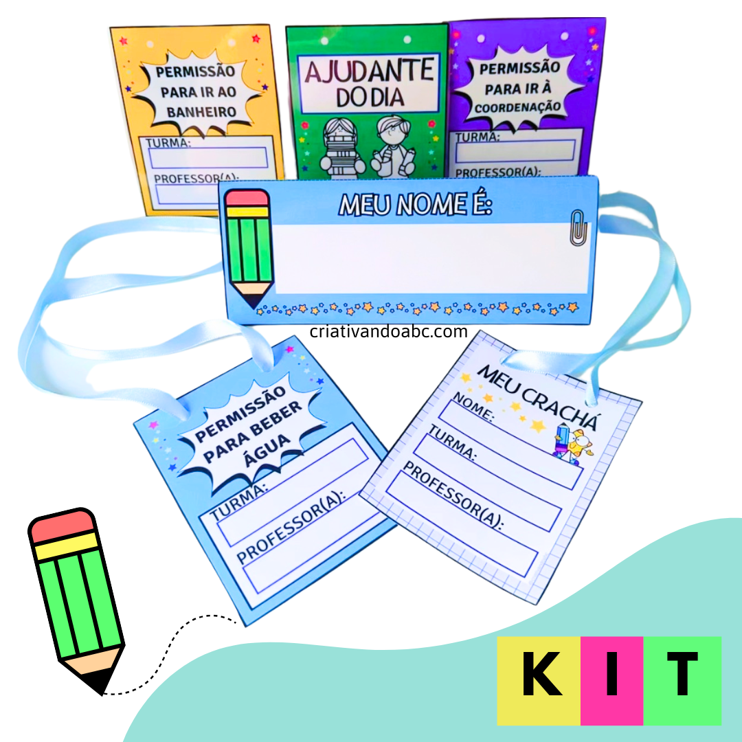 Crachá de mesa e Crachá de permissão