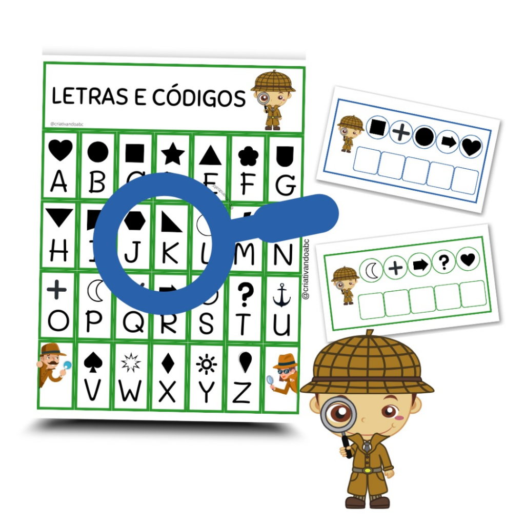 Descubra a Palavra-Letras e Códigos