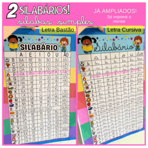 silabario letra cursiva