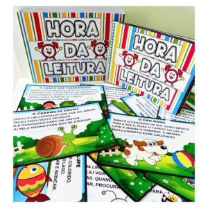 Hora da leitura - Pequenos textos para alfabetização.