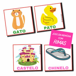 jogo da memória com rimas