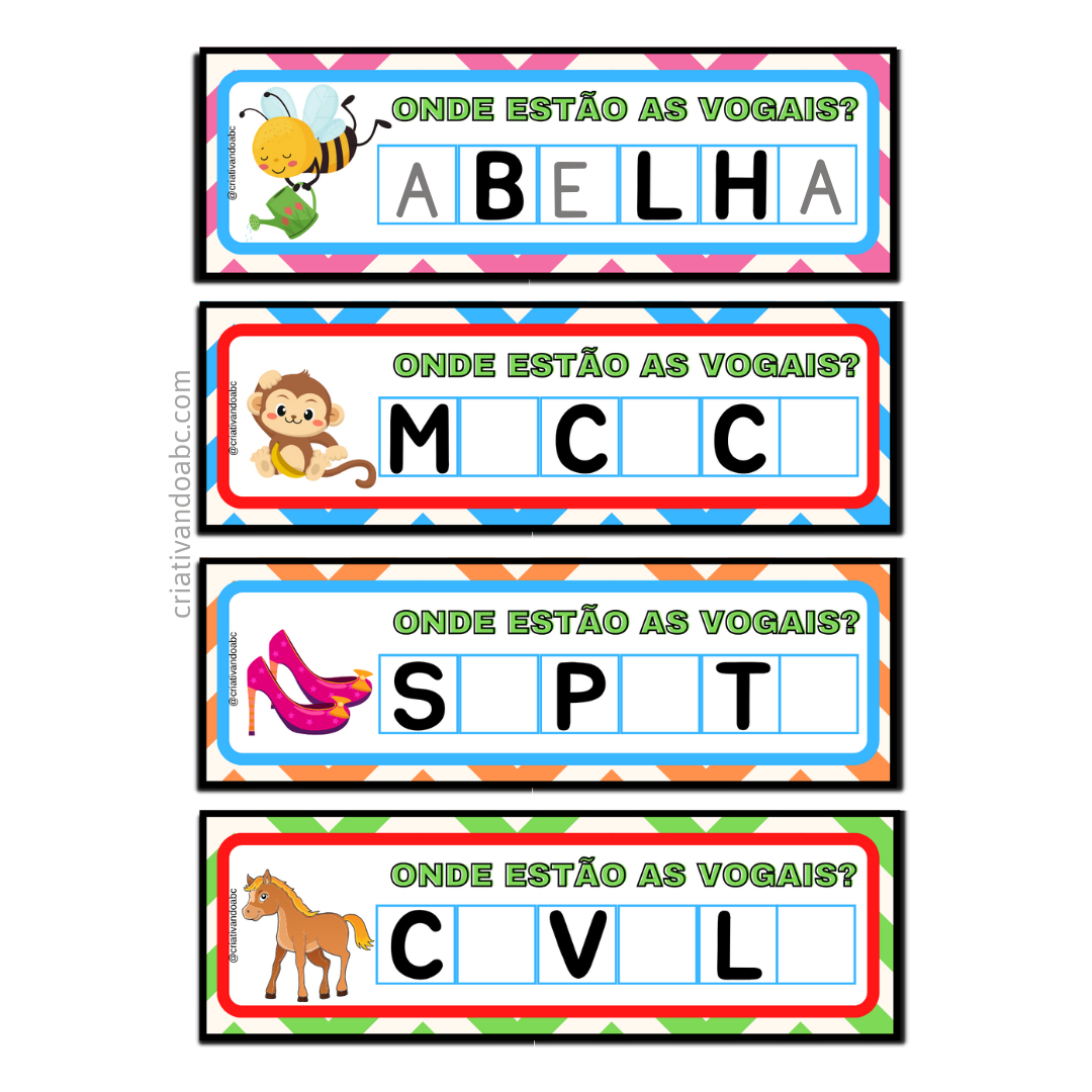 Onde estão as vogais?