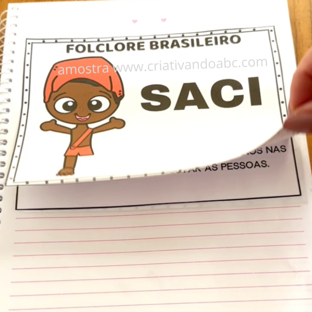 atividade com o saci