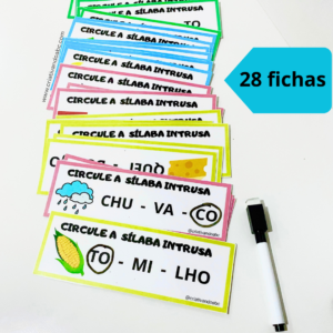 sílabas, sílaba intrusa, descubra a sílaba, qual é a sílaba, encontrar sílabas