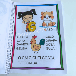 Fichas de Leitura com Palavras e Frases