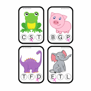 Letra Inicial – Ouça o Som e Marque