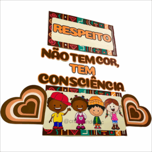 Painel Consciência Negra criativando ABC