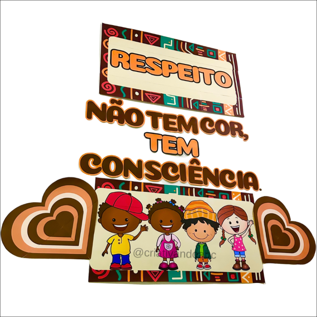 Painel Consciência Negra criativando ABC