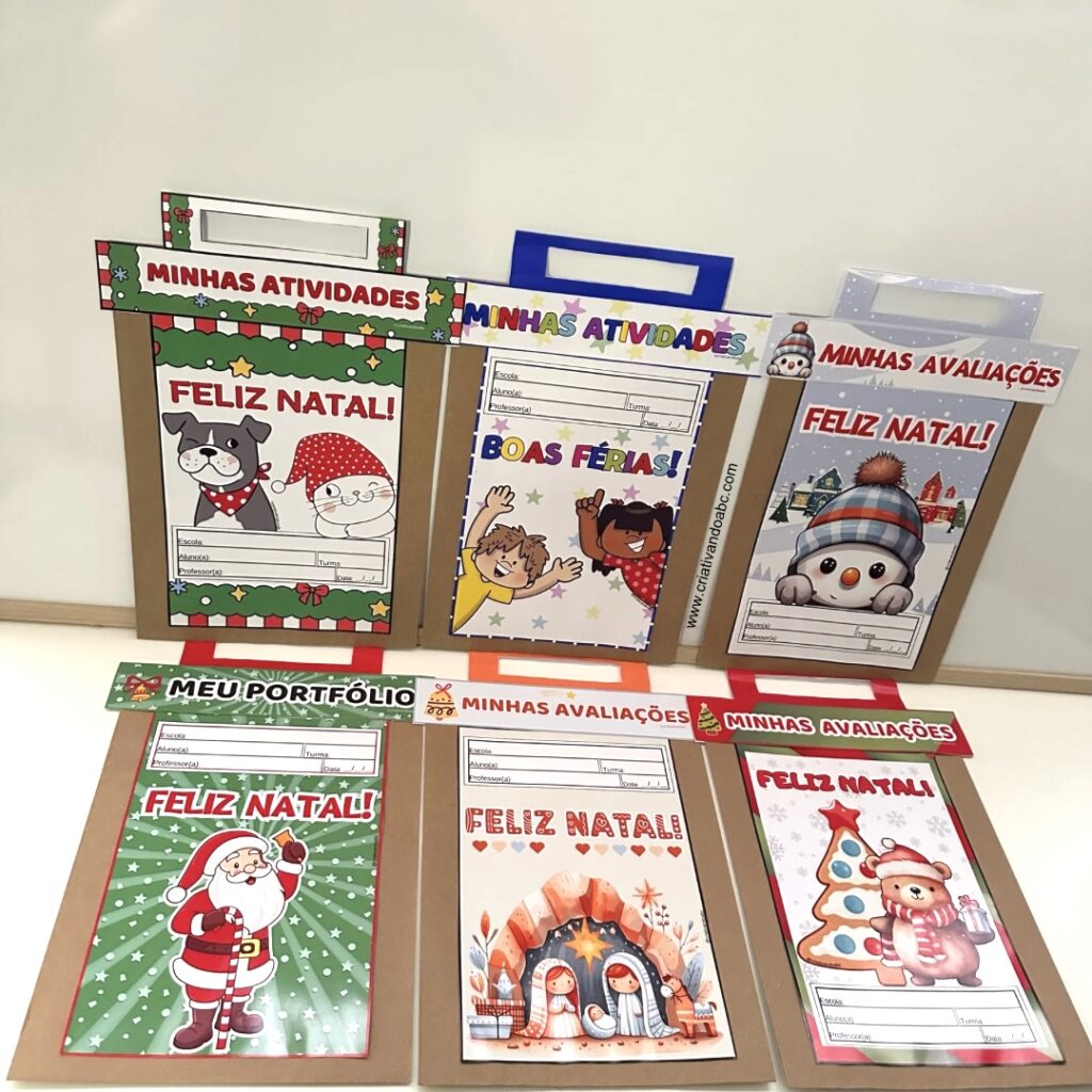 Capas e Alças para envelopes de Atividades