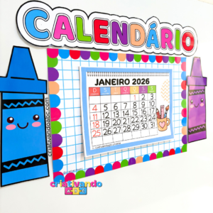 Calendário Para Sala de Aula