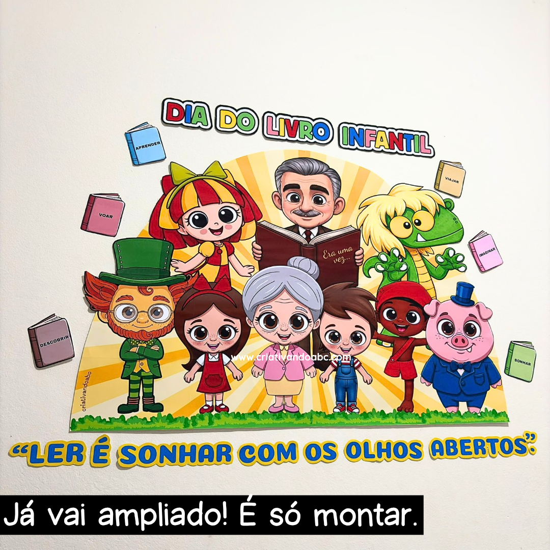 Painel Dia do Livro Infantil
