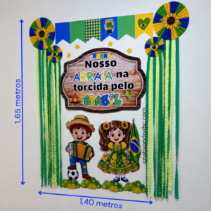 Painel Festa Junina Arraiá da Copa